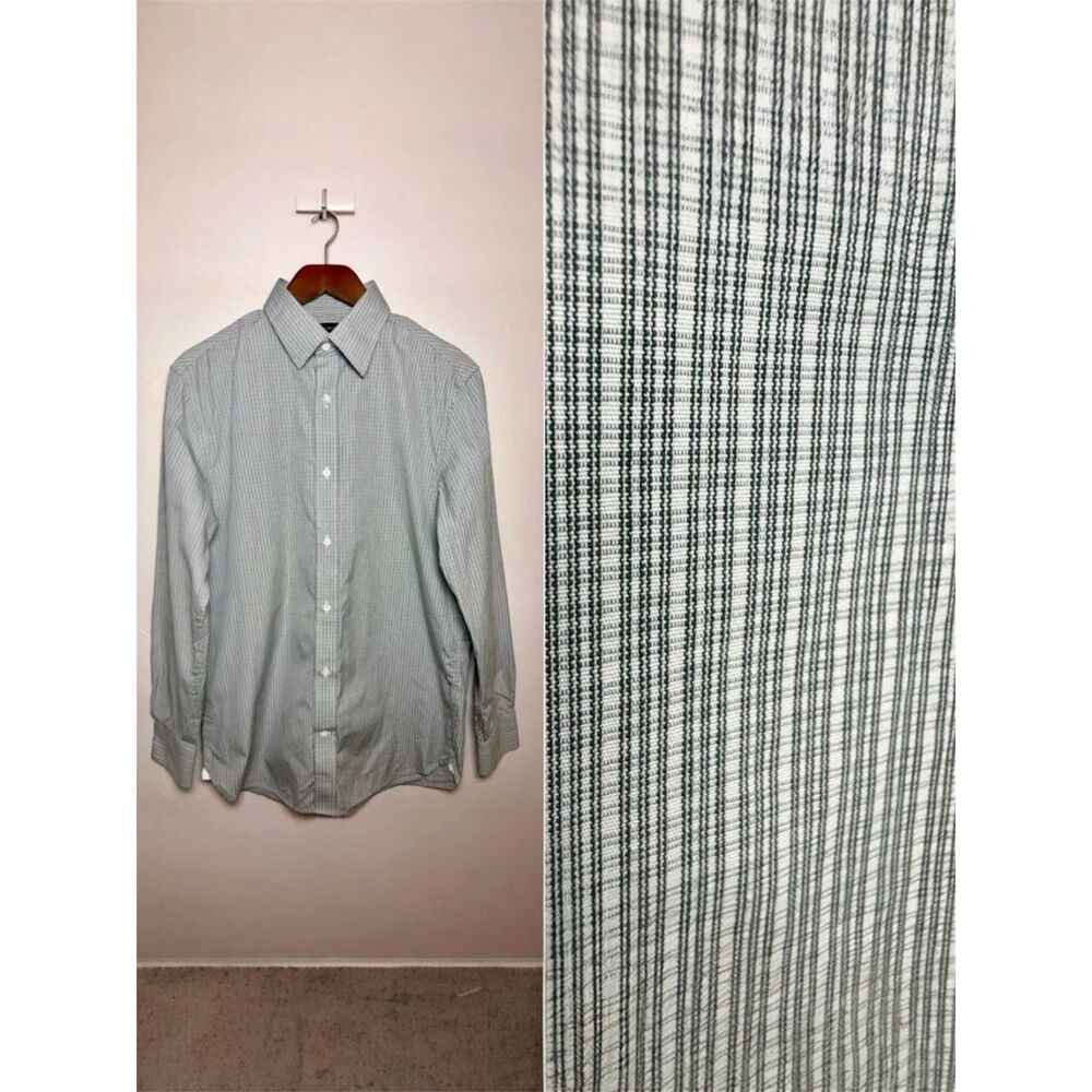 Banana Republic Premium Poplin Dress Shirt with Cutaway Collar Men's Size Medium